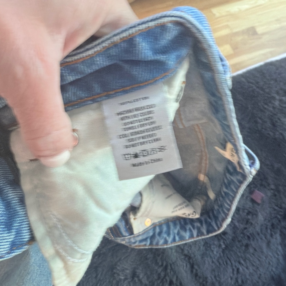 GRLFRND High-Rise Straight Leg Jeans | Size: 25 - Picture 4 of 6
